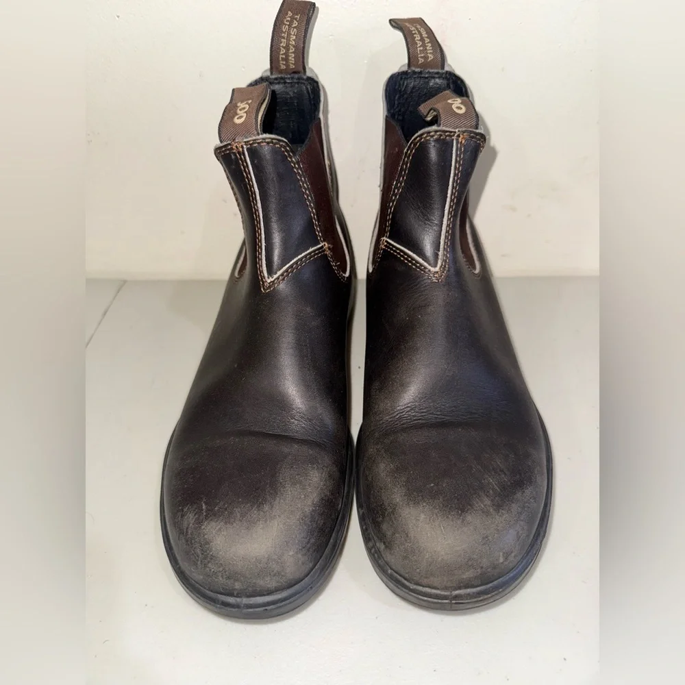 Blundstone Dark Brown Chelsea Pull-On Boots
